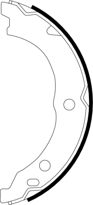 Brake Shoe Set, parking brake