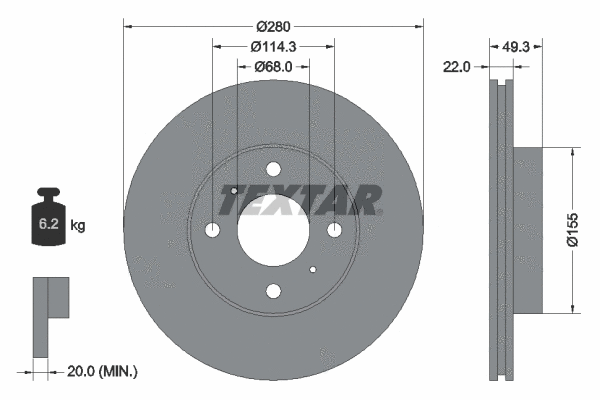 Brake Disc (92109300)