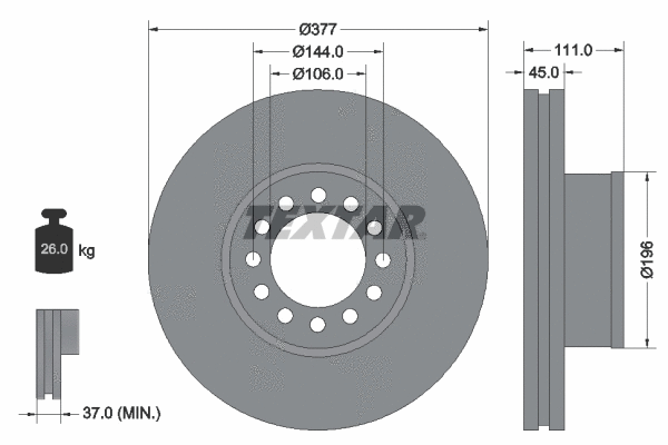 Brake Disc (93191200)