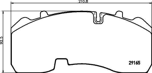 Brake Pad Set, disc brake (2926801)