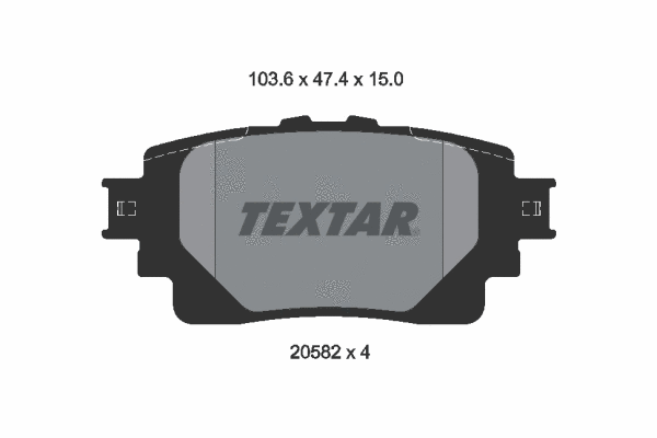 Brake Pad Set, disc brake (2058201)