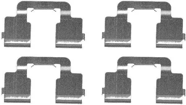 Accessory Kit, disc brake pad (82073900)