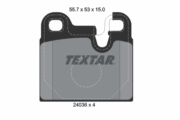 Brake Pad Set, disc brake (2043602)