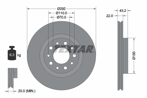 Brake Disc (92145300)