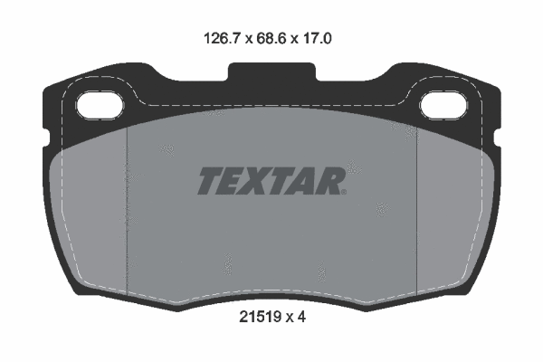 Brake Pad Set, disc brake (2151902)