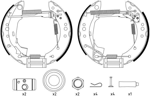 Brake Shoe Set (84059801)