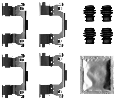Accessory Kit, disc brake pad (82543800)