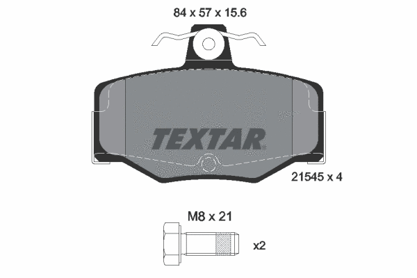 Brake Pad Set, disc brake (2154501)