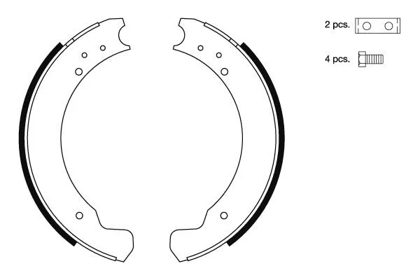 Brake Shoe Set (91069900)