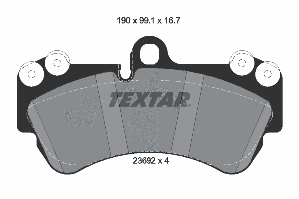 Brake Pad Set, disc brake (2369202)