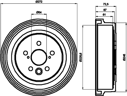 Brake Drum (94018100)