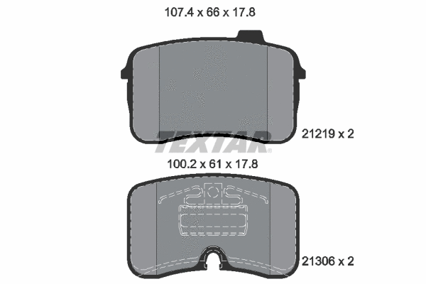 Brake Pad Set, disc brake (2121901)