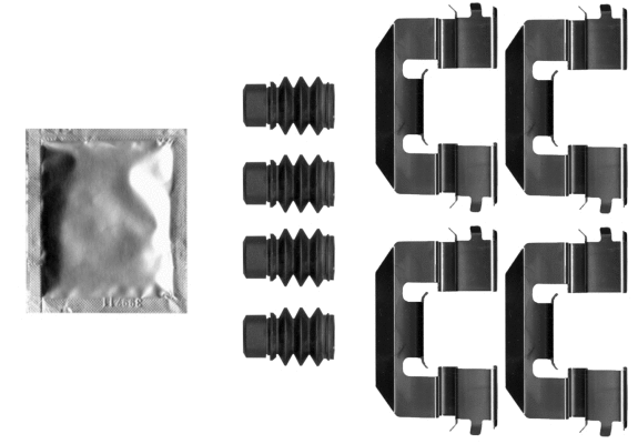 Accessory Kit, disc brake pad (82549200)