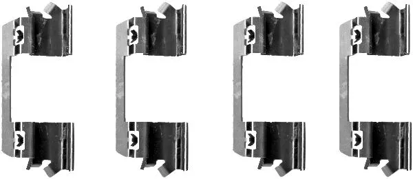 Accessory Kit, disc brake pad (82039900)