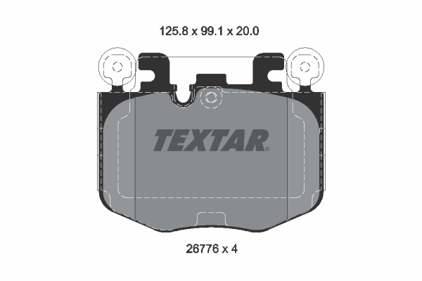 Brake Pad Set, disc brake (2677601CP)