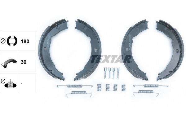 Brake Shoe Set, parking brake