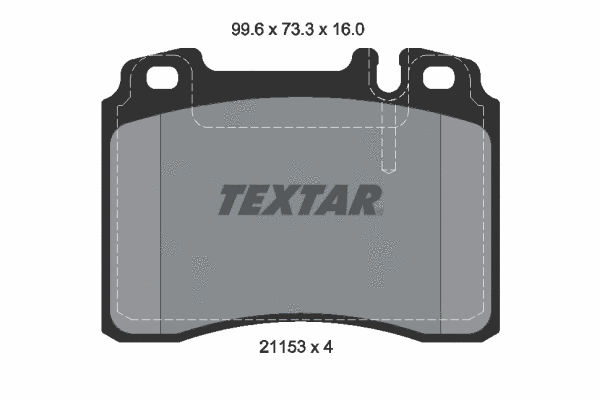 Brake Pad Set, disc brake (2115305)