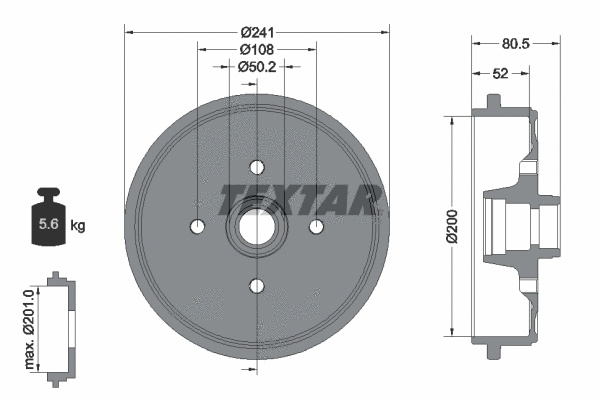 Brake Drum (94020500)