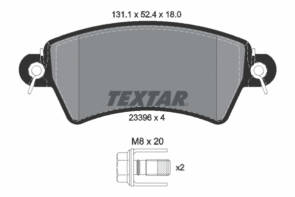 Brake Kit, disc brake (89015300)
