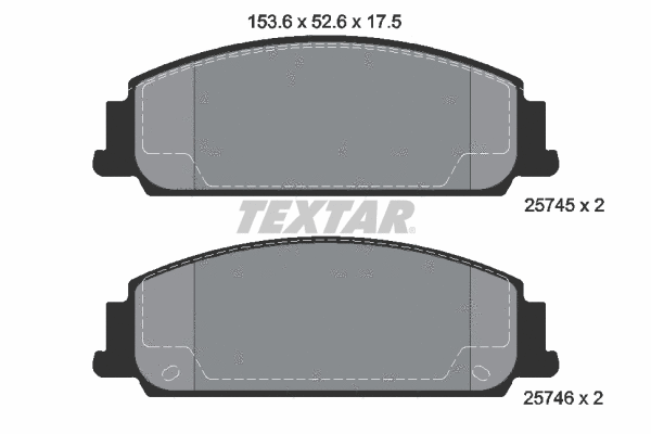Brake Pad Set, disc brake (2574501)