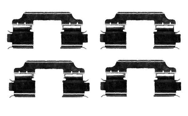 Accessory Kit, disc brake pad (82055900)