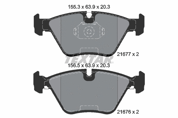 Brake Pad Set, disc brake (2167703)