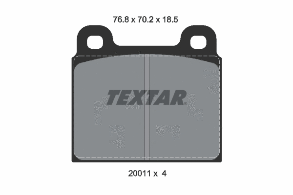 Brake Pad Set, disc brake (2001108)