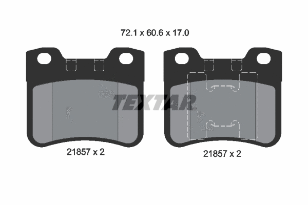 Brake Pad Set, disc brake (2185701)