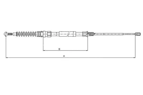 Cable Pull, parking brake (44006700)