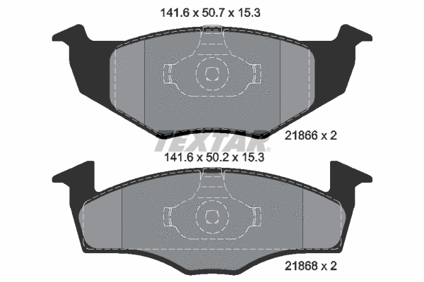 Brake Pad Set, disc brake (2186601)