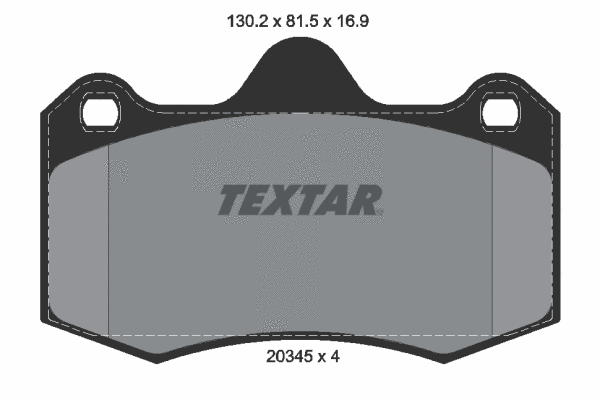 Brake Pad Set, disc brake (2034501)