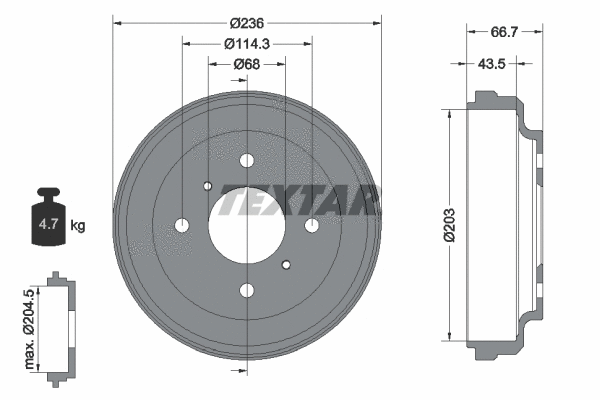Brake Drum (94026900)