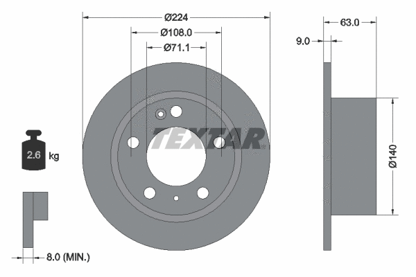 Brake Disc (92054500)