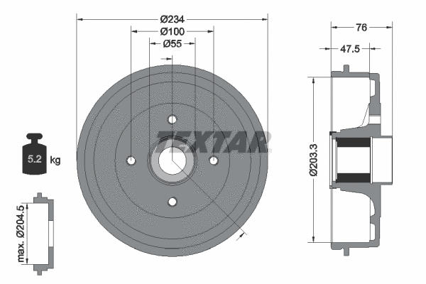 Brake Drum (94045800)