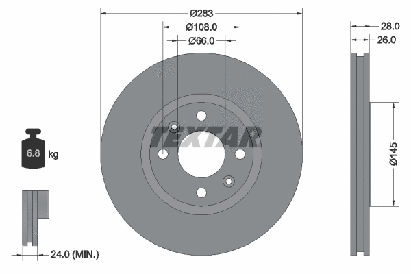 Brake Kit, disc brake (89003400)