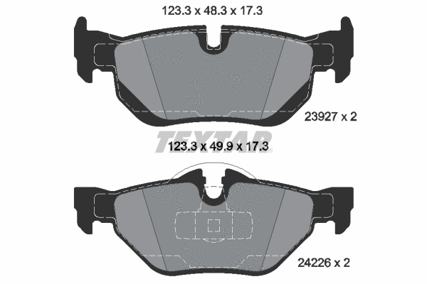 Brake Pad Set, disc brake (2392781)