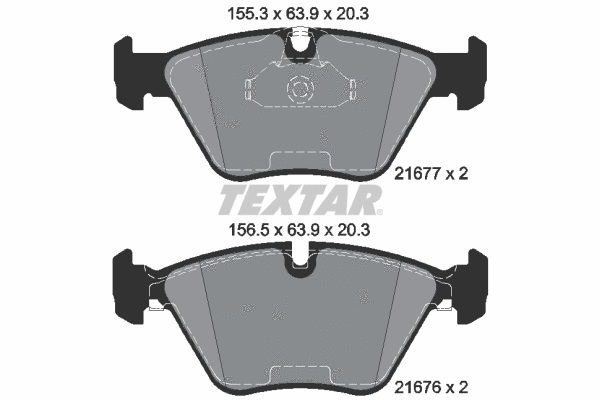 Brake Pad Set, disc brake (2167781)