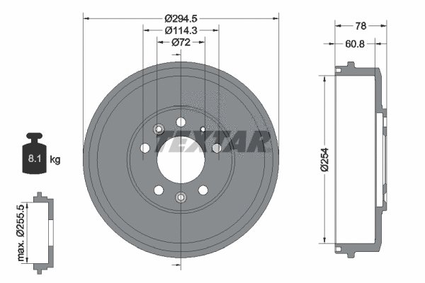 Brake Drum (94038300)