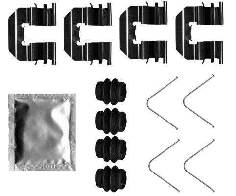 Accessory Kit, disc brake pad (82550600)