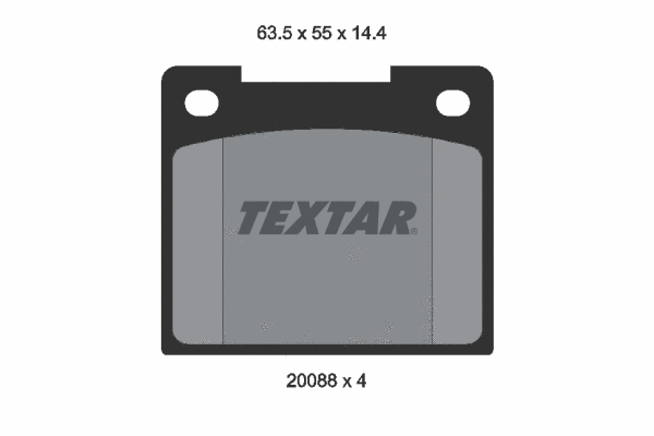 Brake Pad Set, disc brake (2008802)