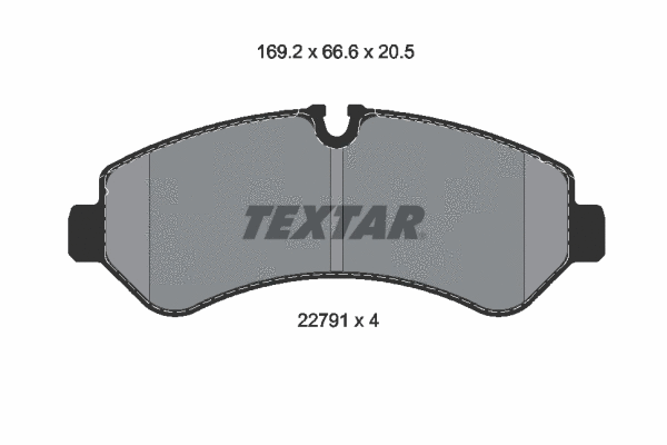 Brake Pad Set, disc brake (2279101)