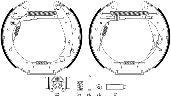 Brake Shoe Set (84052900)