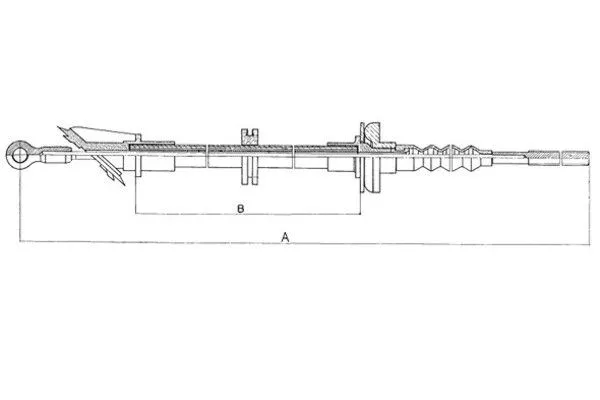Cable Pull, clutch control (58004600)