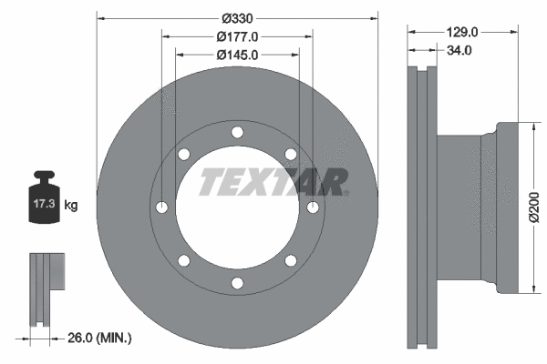 Brake Disc (93127700)