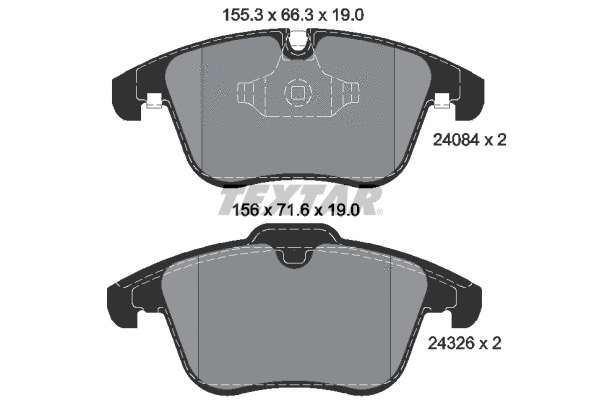 Brake Pad Set, disc brake (2408401)