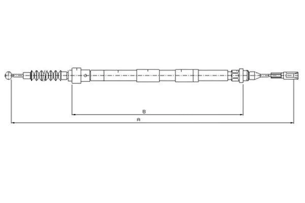 Cable Pull, parking brake (44005100)