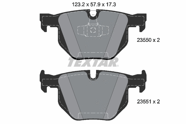 Brake Pad Set, disc brake (2355081)