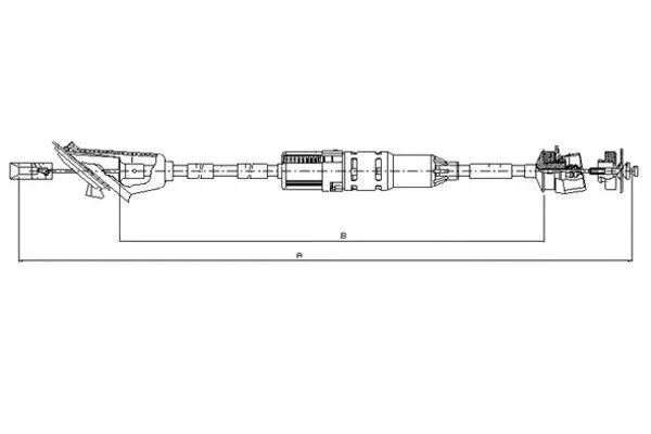 Cable Pull, clutch control (58012600)