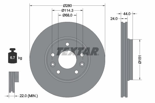 Brake Disc (92346803)