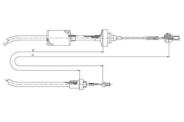 Cable Pull, clutch control (58011800)